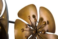 Pannello In Ferro Flowe Goldy -B- Cm 80X6X57