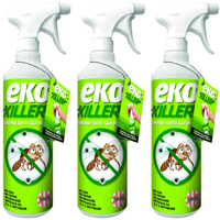 Insetticida universale insetti parassiti spray 750 ml ekokiller 3 pezzi