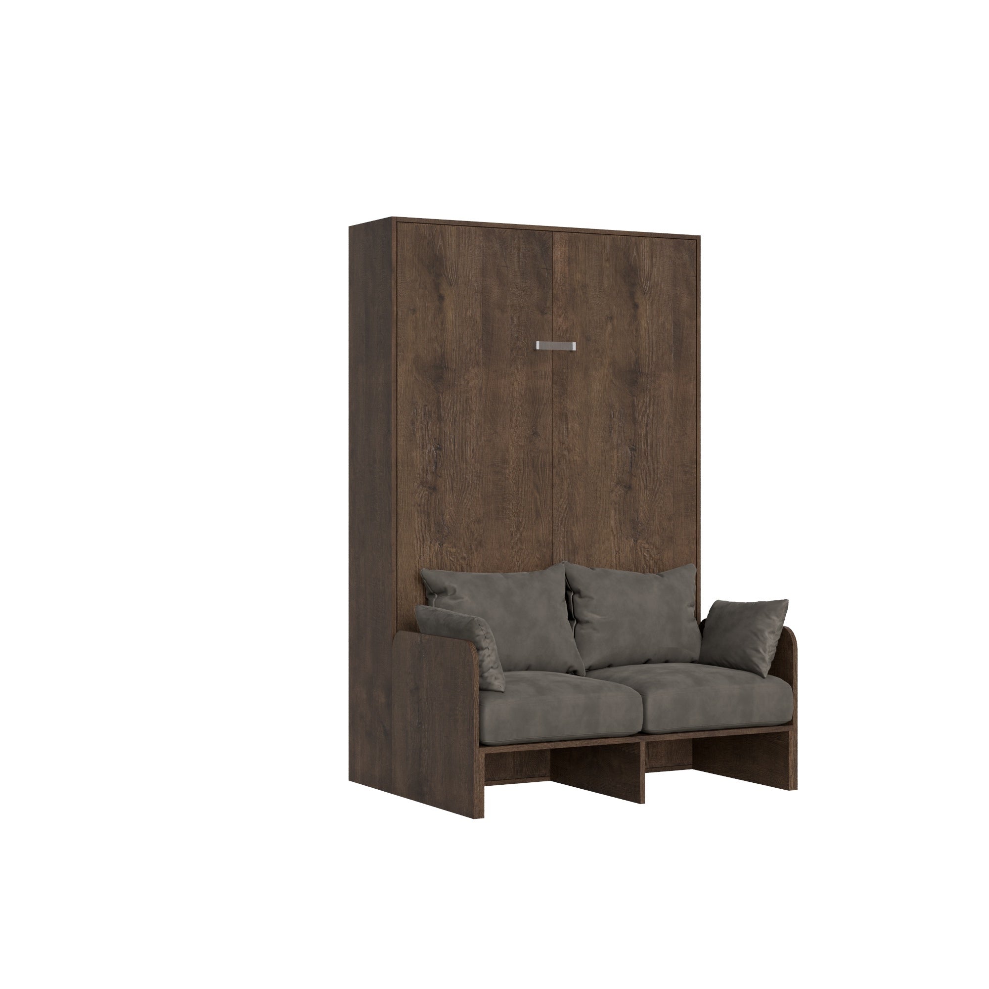 Letto 120 Sofà Kentaro verticale a scomparsa Noce