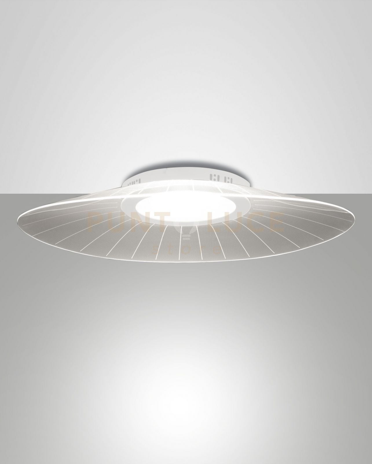 VELA PLAFONIERA BIANCA L.78x55cm A LED 3000K - 40W - 5400 lm DIMMERABILE SMART C/ACC