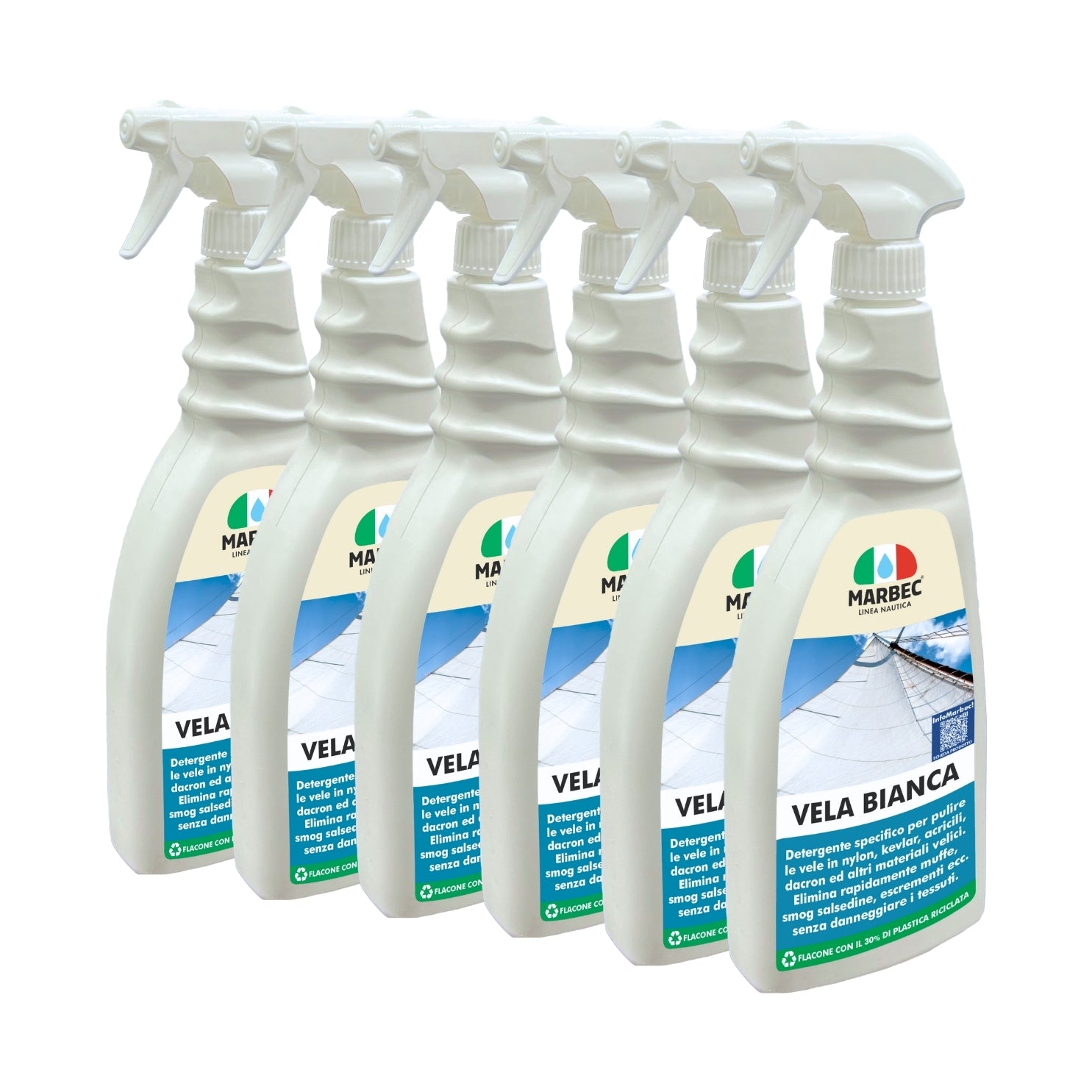 Detergente smacchiante per vele VELA BIANCA   750MLx6Pz