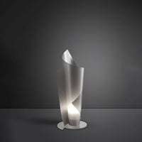 Lampada Da Scrivania-Ufficio Moderna Vela Polilux ® Argento E Metallo 1 Luce E27