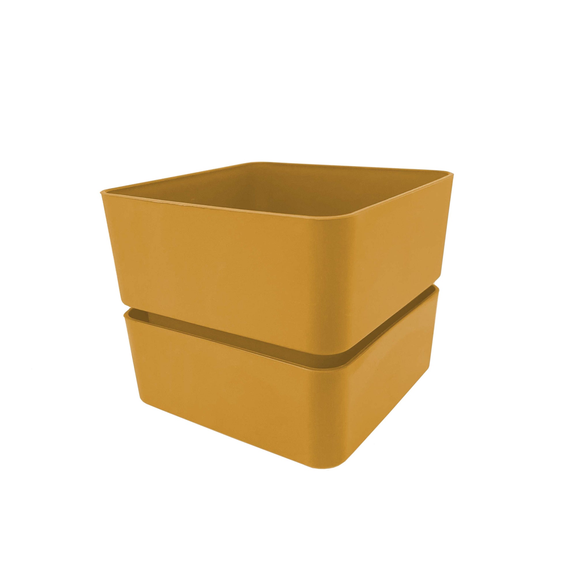 Tera vaso in plastica quadrato Veleta sottovaso incluso