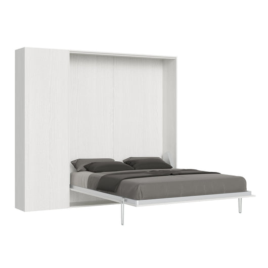 Letto matrimoniale Kentaro Bianco Frassino con colonna sx-dx