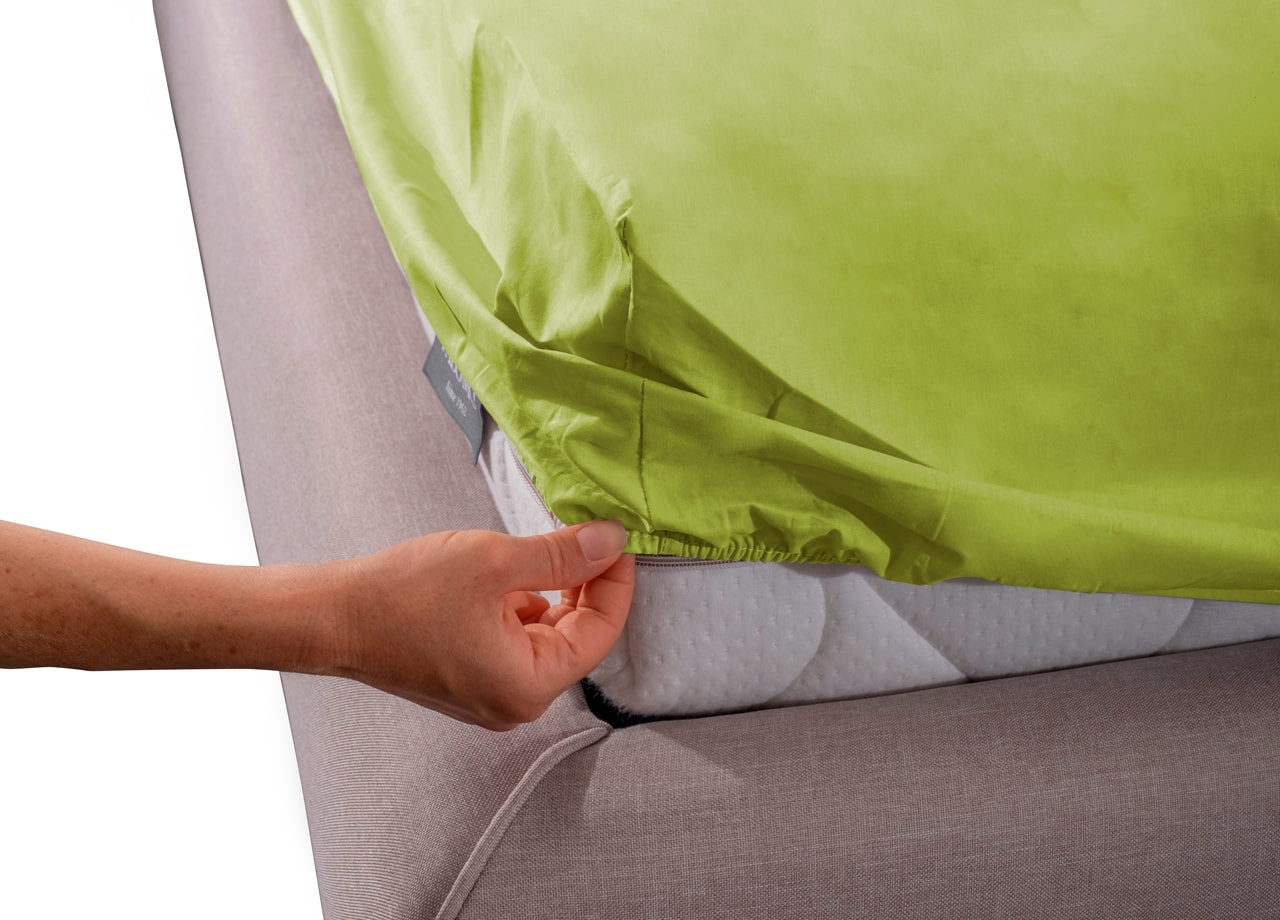 Lenzuolo Sotto Angoli Camper Roulotte 100% Cotone Tinta Unita PERSONALIZZABILE - Matrimoniale - Verde Acido