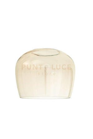 VETRO ALFA MEDIO AMBRA D.20CM H.23CM PER SOSPENSIONE