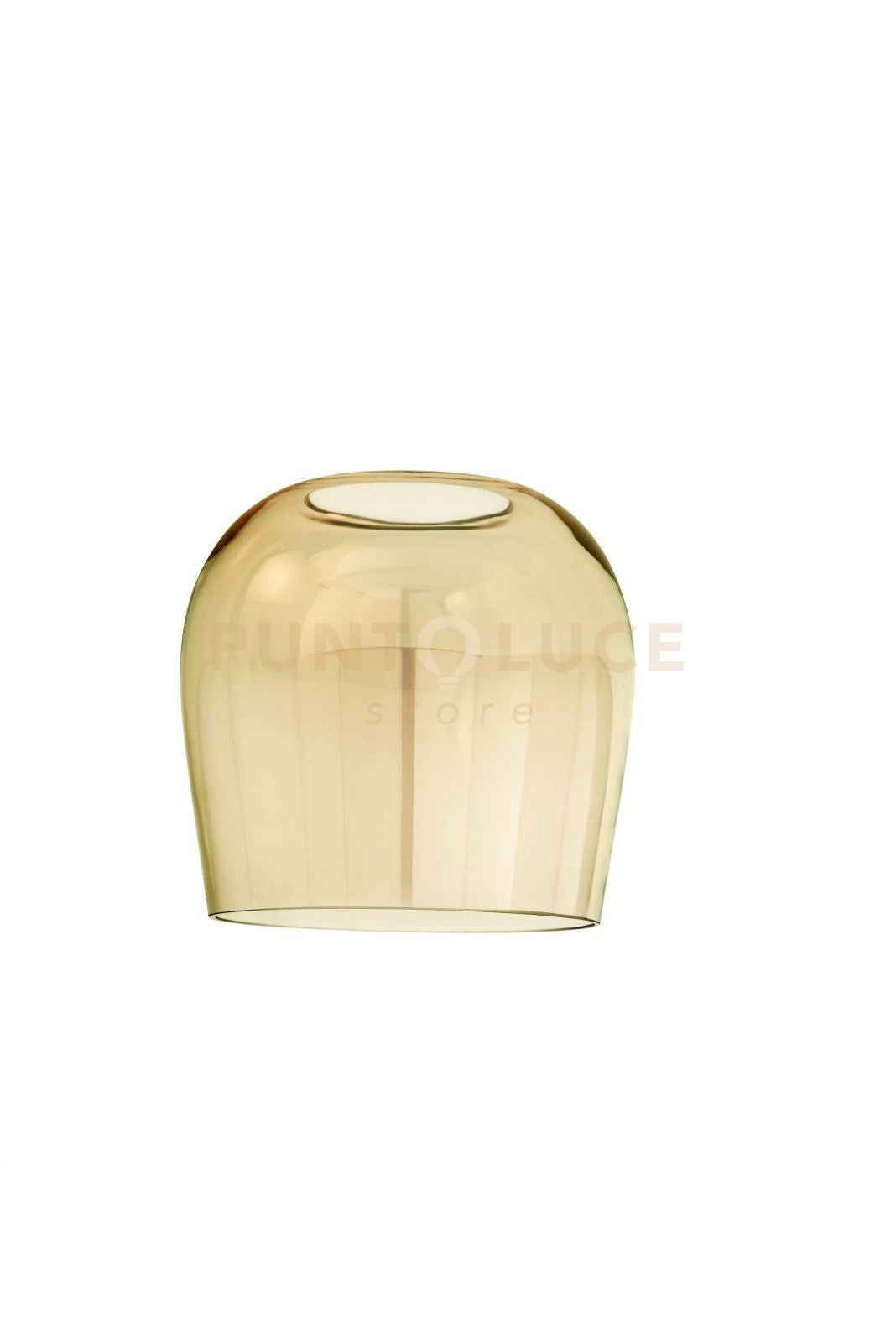 VETRO ALFA PICCOLO AMBRA D.16CM H.18CM PER SOSPENSIONE