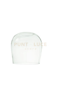 VETRO ALFA PICCOLO TRASPARENTE D.16CM H.18CM  PER SOSPENSIONE