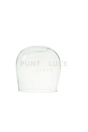 VETRO ALFA PICCOLO TRASPARENTE D.16CM H.18CM  PER SOSPENSIONE