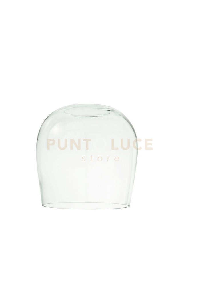 VETRO ALFA PICCOLO TRASPARENTE D.16CM H.18CM  PER SOSPENSIONE