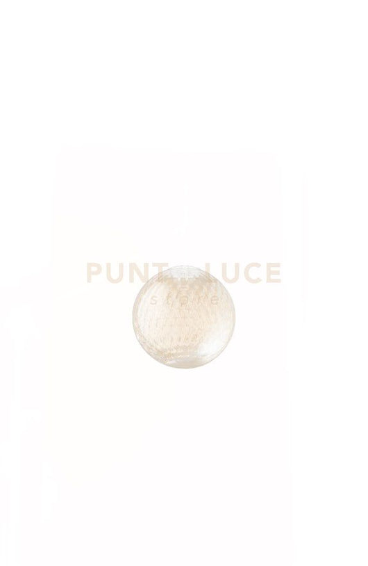 VETRO LAVORATO PER SOSPENSIONE GOLF GRANDE DIAMETRO 18CM AMBRA