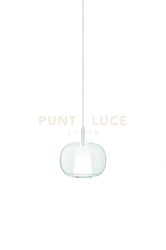 VETRO THELMA 2 TRASPARENTE D.25CM H.27CM 1 LUCE ATTACCO E27 BASE D'ATTACCO ACQUISTABILE SEPARATAMENTE