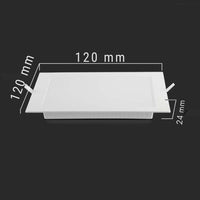 Optonica mini pannelli led quadrati backlit 6000k superficie retroilluminata *** potenza 6w, confezione 1