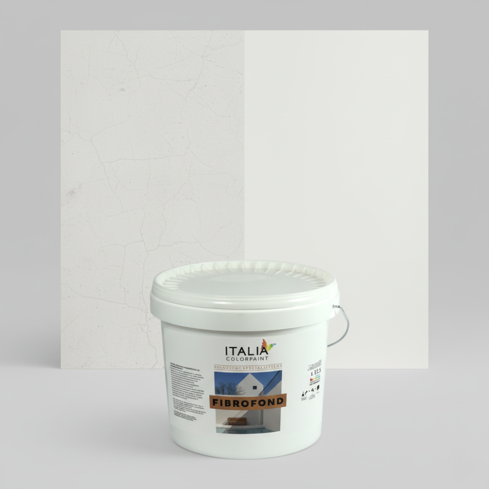 Fibrofond r fondo di collegamento fibrato ruvido 0,3 bianco per esterni *** formato 12.5 lt, confezione 1