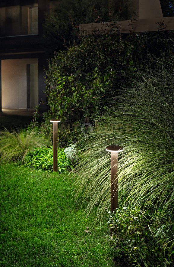 VIALE PALETTO DA ESTERNO 4000K 720LM 12W IP65 CORTEN H.80CM