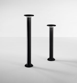 VIALE PALETTO DA ESTERNO 4000K 720LM 12W IP65 NERO  H.60CM