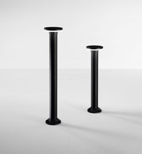 VIALE PALETTO DA ESTERNO 4000K 720LM 12W IP65 NERO H.80CM