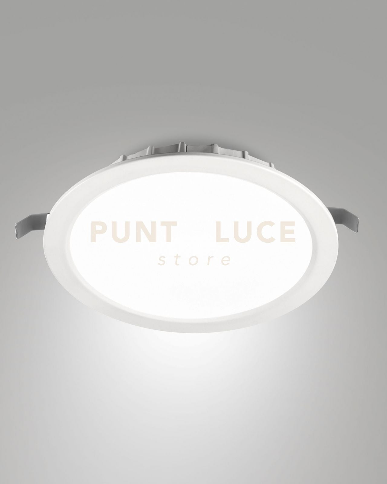 VIESTE FARETTO INCASSO 30W 3000K 3450LM BIANCO D.24CM DIMMERABILE DALI /PUSH