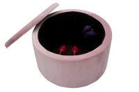 Puff Porta Scarpe Pink Cm Ø 71X41