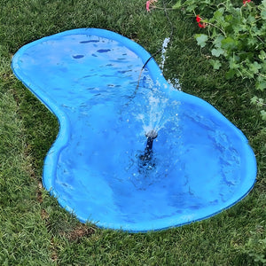 Laghetto da giardino bracciano azzurro litri 220 da 136x100xh34