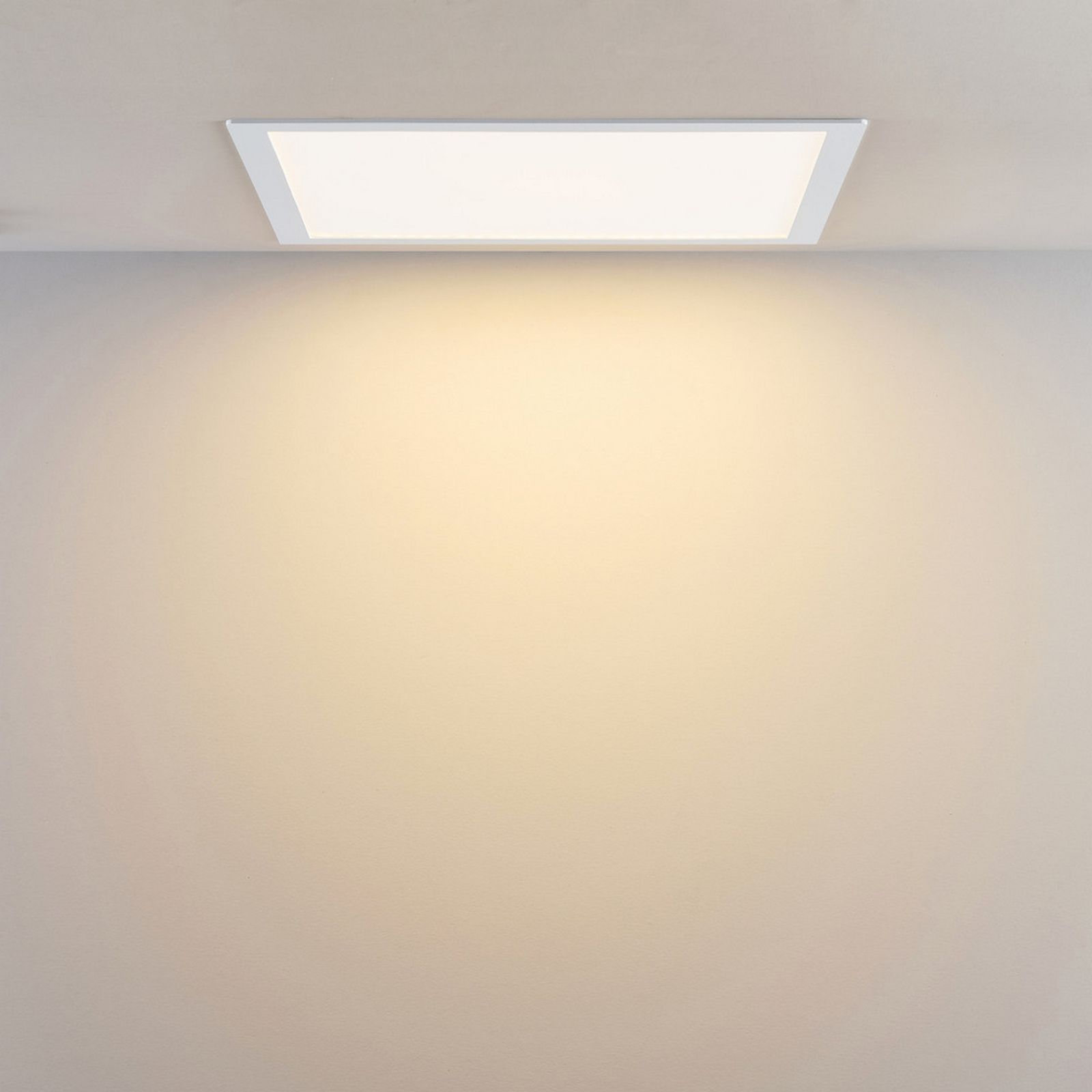 Faretto LED incasso pannello quadrato slim DMX RGB multicolore luce calda 24V impermeabile cromoterapia box doccia bagno 37W foro 380x380