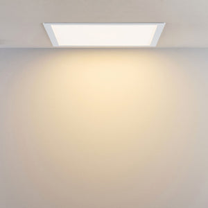 Faretto LED incasso pannello quadrato slim DMX RGB multicolore luce calda 24V impermeabile cromoterapia box doccia bagno 37W foro 380x380