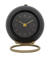 Orologio Da Tavolo Ball Nero cm 16X13X19