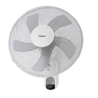 Bimar Ventilatore Parete VM45 Telecomando 40cm 5 Pale 3 Velocità Modalità Sleep Timer Oscillazione