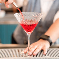 Martini - Set 4pz Calice 23 cl Bicchiere da Cocktail e Vini Aromatici, Vetro, Design Elegante - Zafferano Made in Italy