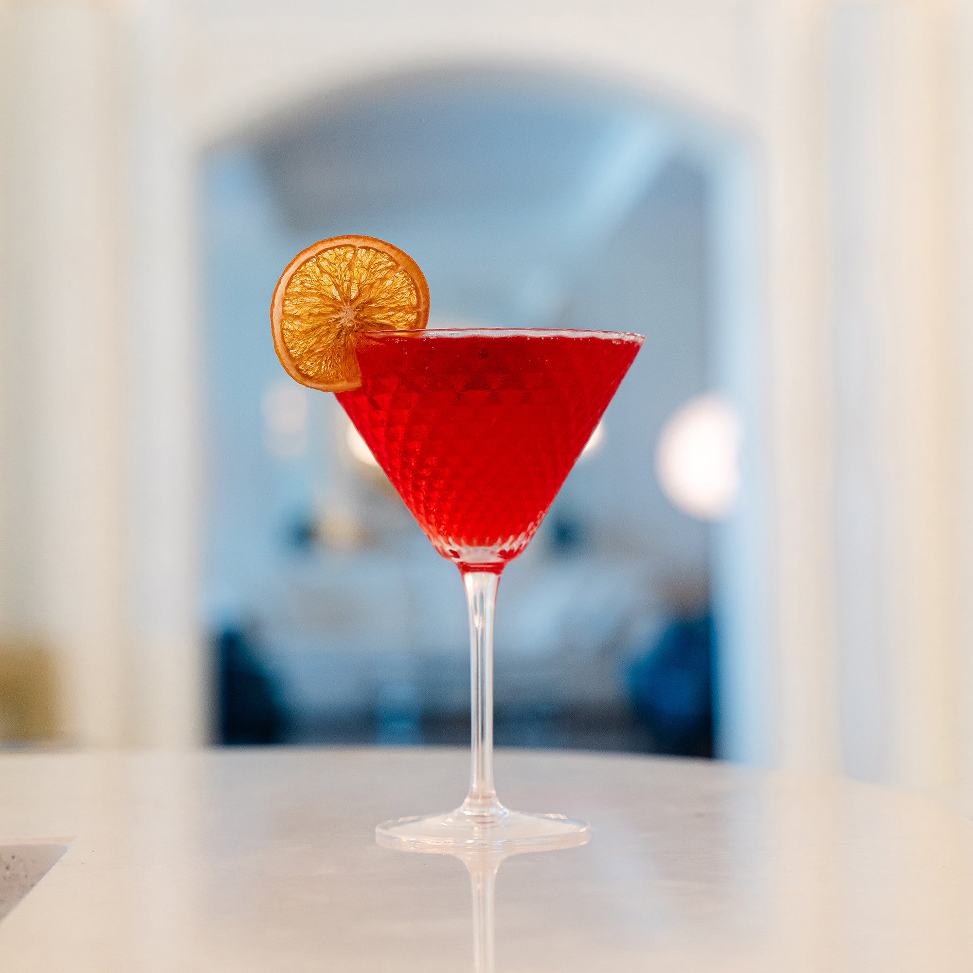 Martini - Set 4pz Calice 23 cl Bicchiere da Cocktail e Vini Aromatici, Vetro, Design Elegante - Zafferano Made in Italy