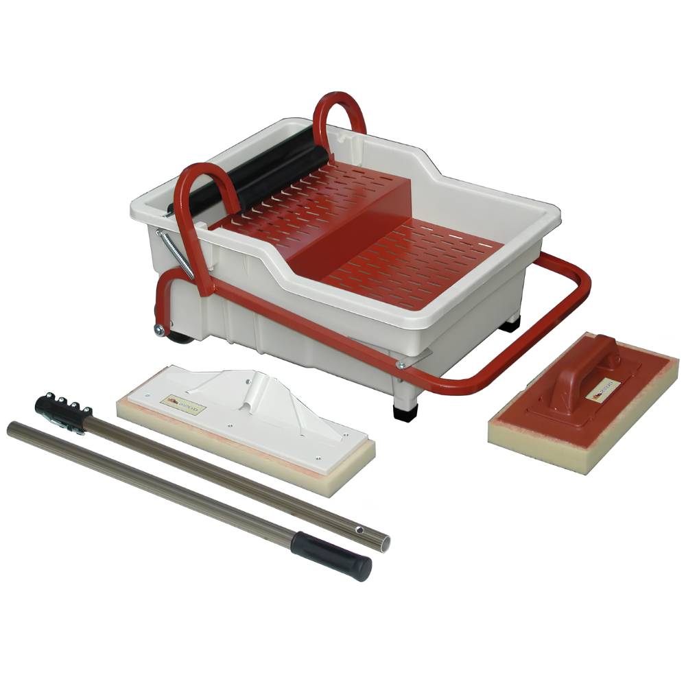 Vasca plastica pedalò frattone spugna sweepex 13x42cm pulizia stucco