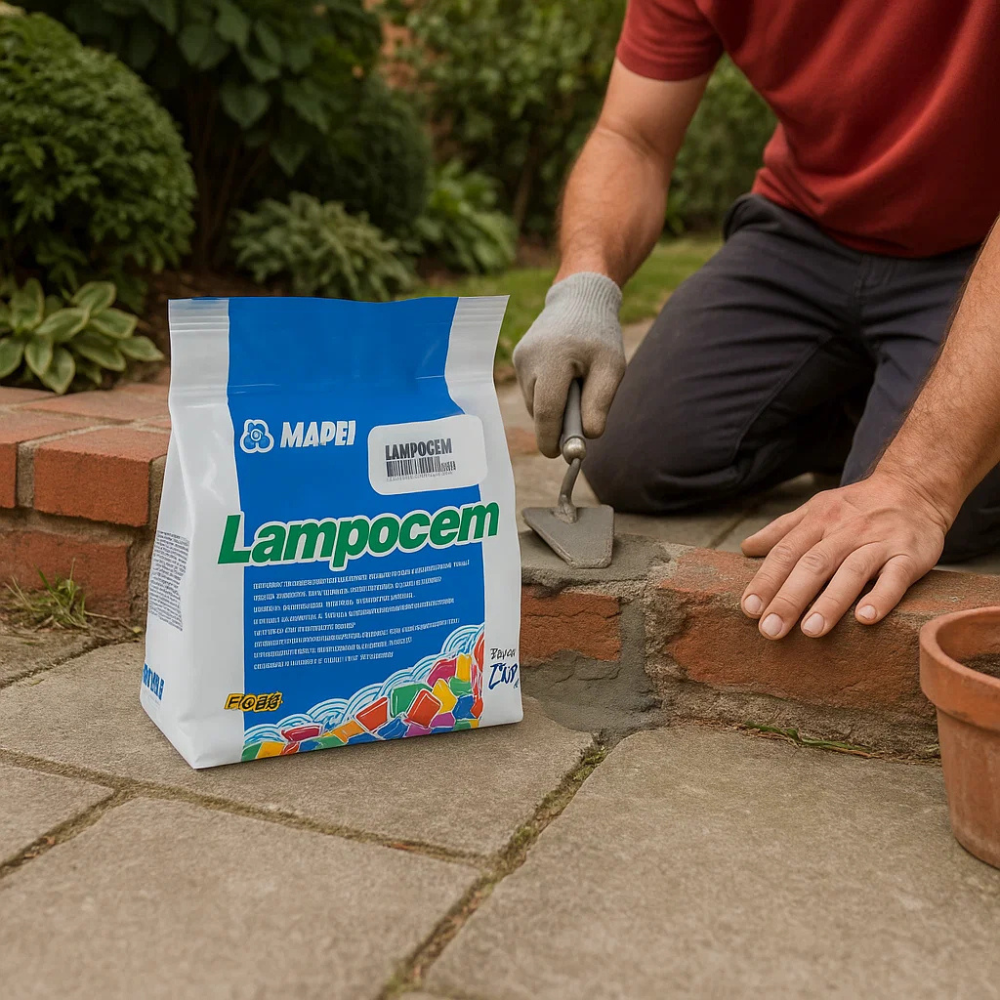 Cemento presa rapida riparazioni veloci casa giardino fissaggio lampocem 2 kg