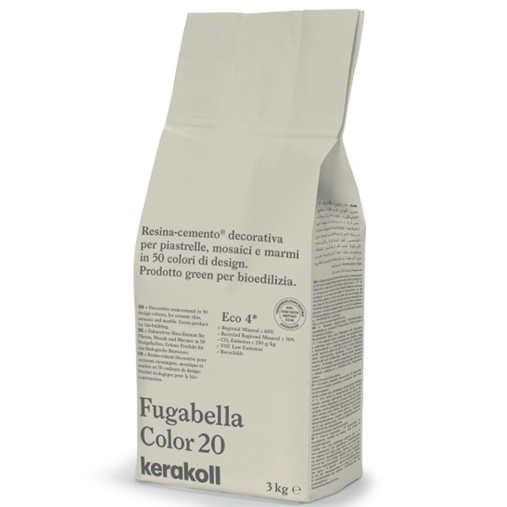 Stucco ibrido piastrelle fugabella impermeabile resistente confezione 3 kg *** colore- n 20, confezione 1