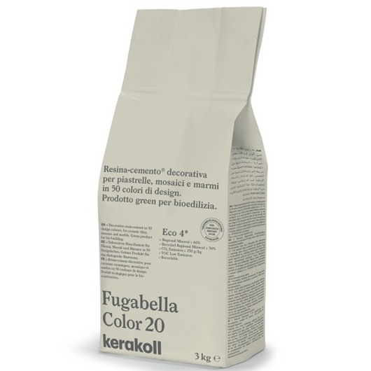 Stucco ibrido piastrelle fugabella impermeabile resistente confezione 3 kg *** colore- n 20, confezione 1