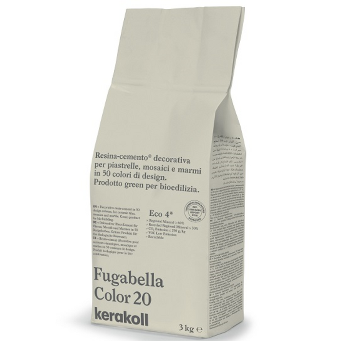 Stucco ibrido piastrelle fugabella impermeabile resistente confezione 3 kg *** colore- n 20, confezione 1