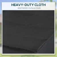 Rimorchio per Bicicletta Porta Oggetti in Acciaio 144×59×80cm