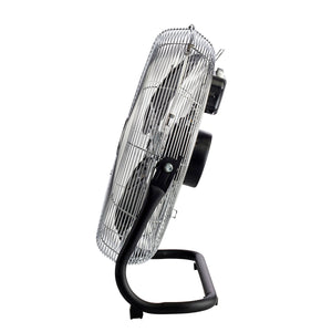 Bimar Ventilatore Turbo VS58 Pavimento o Muro 45cm 3 Pale 3 Velocità Orientabile Kit Installazione