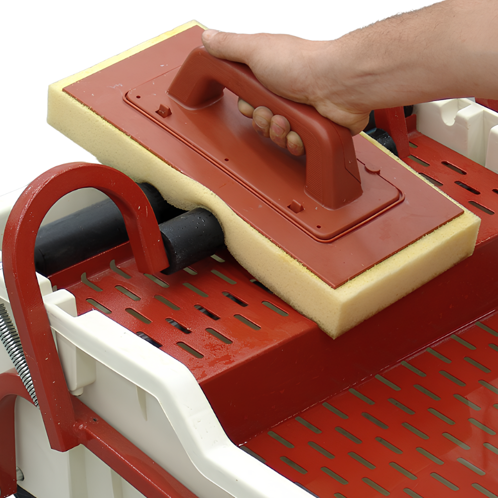 Vasca plastica pedalò frattone spugna sweepex 13x42cm pulizia stucco