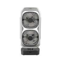 Bimar Ventilatore Tavolo VTR2 Bi-elica 2 Ventole Orientabili 3 Velocità Timer Telecomando USB