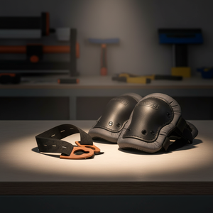 Elastico di ricambio con aggancio in gomma a soffietto per ginocchiere