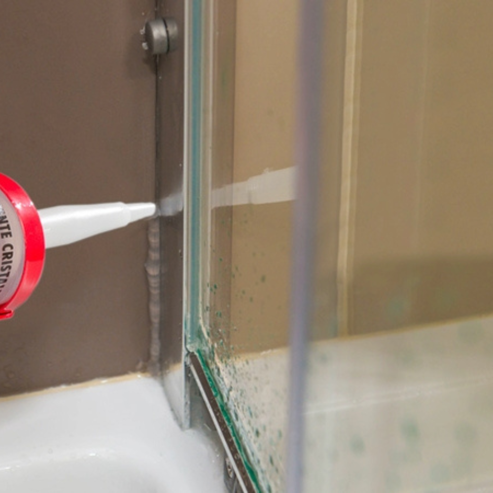 Silicone universale acetico plus trasparente impermeabile antimuffa 280 ml *** quantità pezzi 6, confezione 1