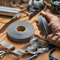 Kit nastro isolante in pvc autoestinguente multicolore per impianti sicuri *** colore grigio, dimensioni 19 mm x 25 m...