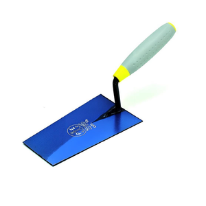 Cazzuola ancora a punta quadra 16 cm con manico in gomma