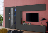 Mobile pensile MARUSKA L 180 x H 40 x P 30 cm grigio