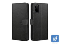 Vakoo Serie Wallet Custodia in Pelle a Libro per Samsung Galaxy S20 6,2" Nero