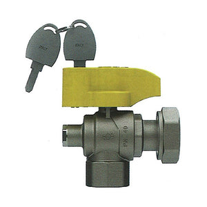 Valvola a sfera a squadra 3/4 F XD 1" PRESA  PRESSIONE per gas con chiave user e amministratore diverse. MADE IN ITALY