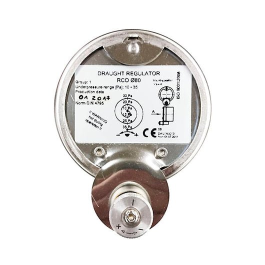 Valvola regolatrice regolatore tiraggio CE DN 130 canna fumaria