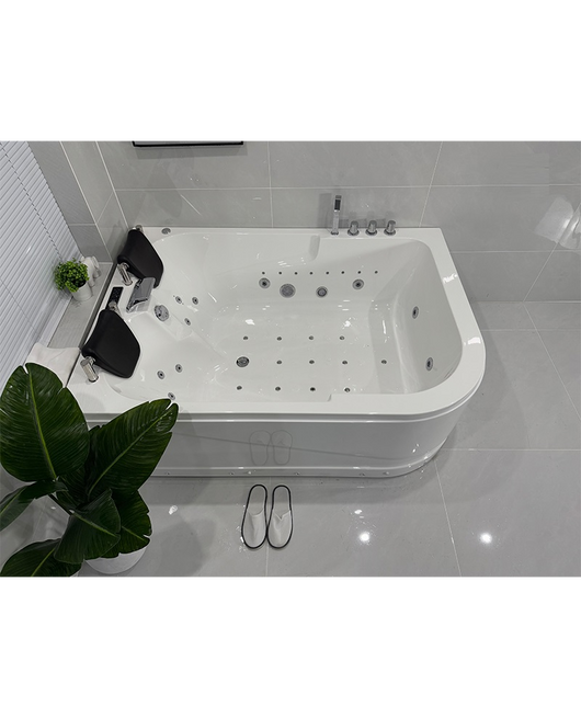 Vasca Idromassaggio Due Posti Rettangolare Riscaldatore Full 170x120cm Dx Sicorage Gruga