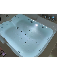 Vasca Idromassaggio Due Posti Rettangolare Riscaldatore Full 170x120cm Dx Sicorage Gruga