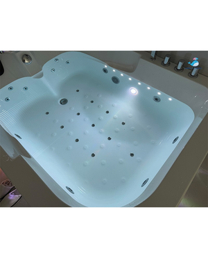 Vasca Idromassaggio Due Posti Rettangolare Riscaldatore Full 170x120cm Dx Sicorage Gruga